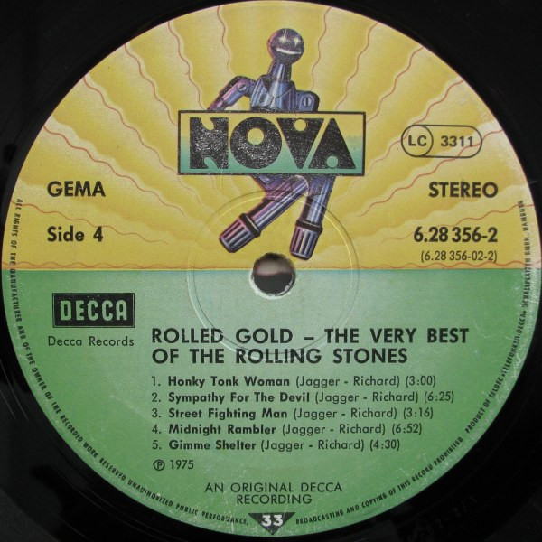 The Rolling Stones - Rolled Gold - The Very Best Of The Rolling Stones (2xLP, Comp, RE, Cas)