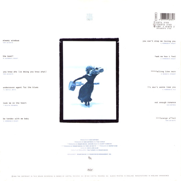 Tina Turner - Foreign Affair (LP, Album, Gat)