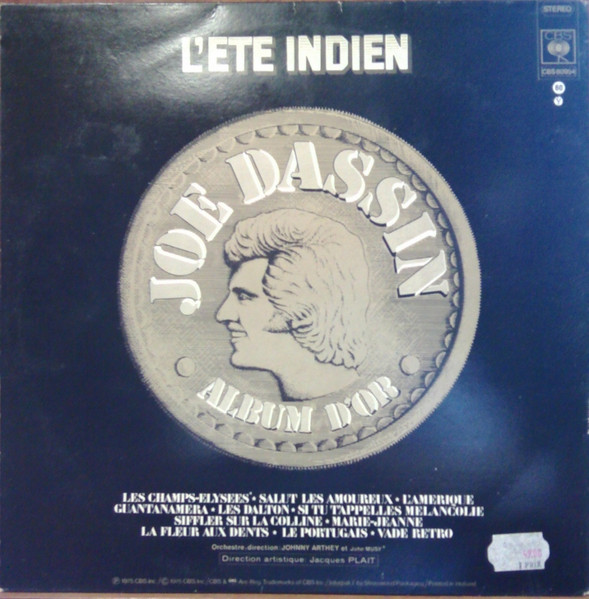 Joe Dassin - L'Eté Indien : Album D'Or (LP, Comp, Gat)