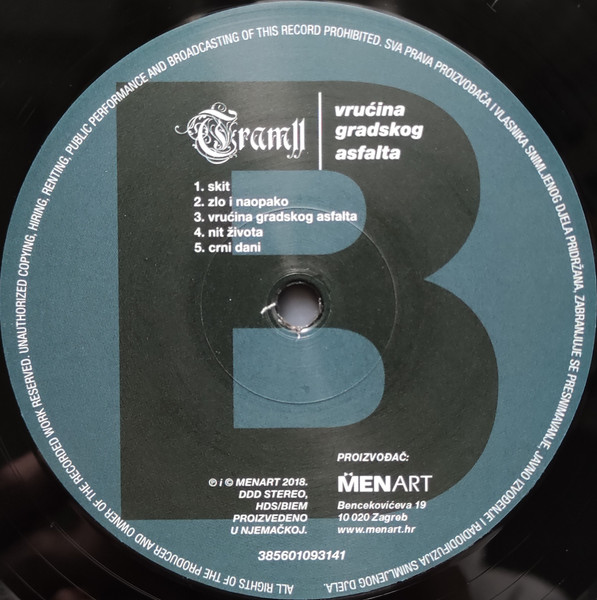 Tram 11 - VruÄ‡ina Gradskog Asfalta (2xLP, Album, RE, Gat)