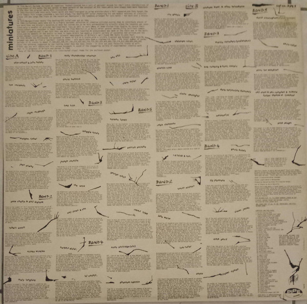 Various - Miniatures (A Sequence Of Fifty-One Tiny Masterpieces Edited By Morgan-Fisher) (LP, Album, Bla)