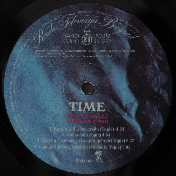 Time (16) - Život U Čizmama S Visokom Petom (LP, Album)