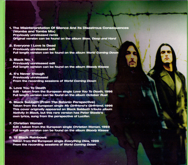 Type O Negative - The Least Worst Of (CD, Comp, RM, Dig)