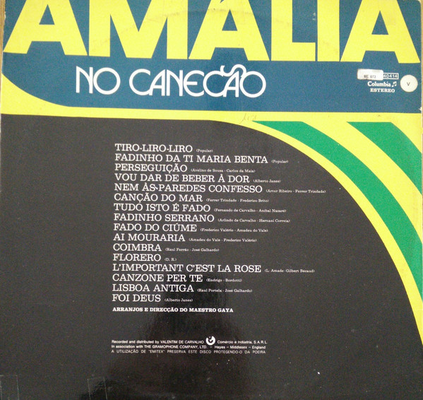 Amália Rodrigues - Amália no Canecão (LP, Album)