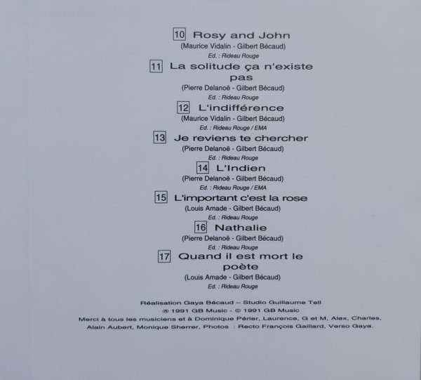 Gilbert Bécaud - Olympia (CD, Album, RP)