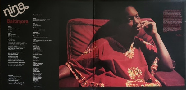 Nina Simone - Baltimore (LP, Album, Gat)