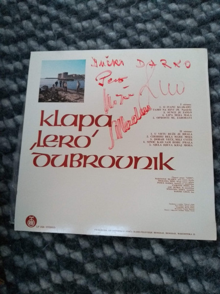 Klapa ,Lero'* - O Ivanu Klakaru (LP, Album)