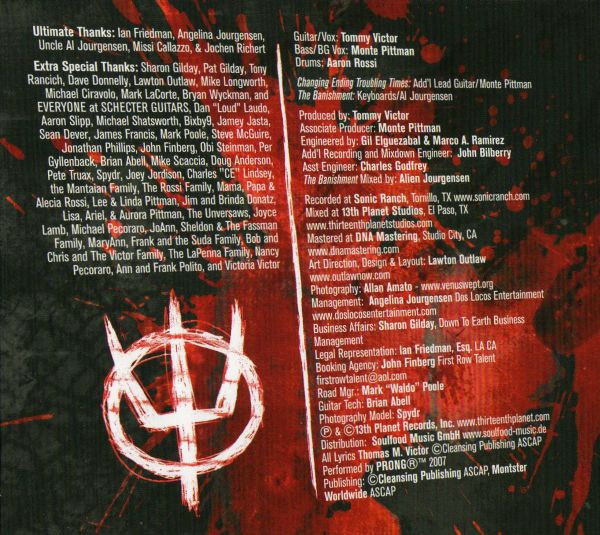 Prong - Power Of The Damager (AVCD, Album, Dig)