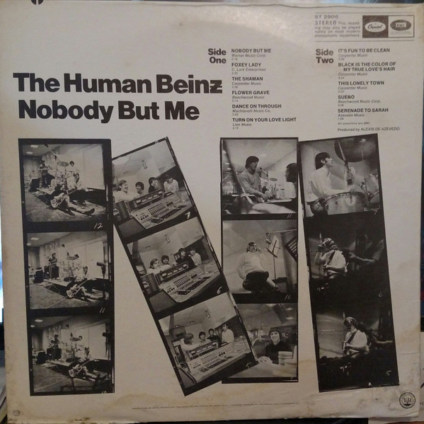 The Human Beinz - Nobody But Me (LP, Album, Scr)