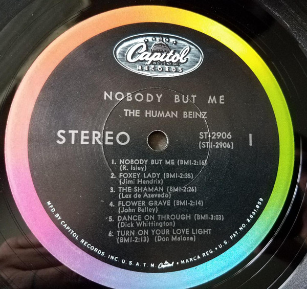 The Human Beinz - Nobody But Me (LP, Album, Scr)
