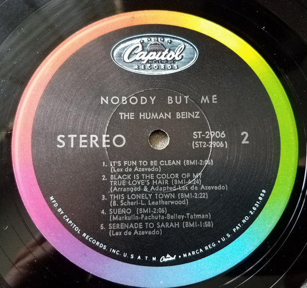 The Human Beinz - Nobody But Me (LP, Album, Scr)