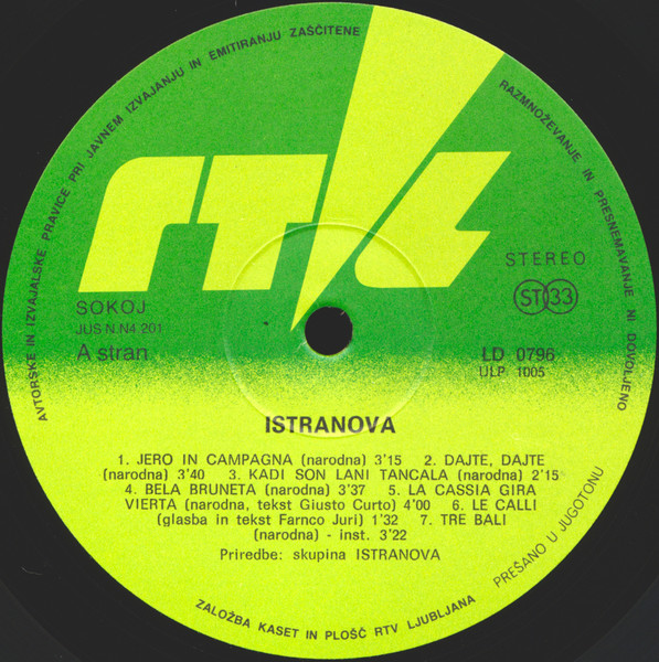 Istranova - Istranova (LP, Album)