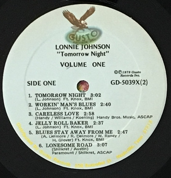 Lonnie Johnson (2) - Tomorrow Night (2xLP, Comp, RE)