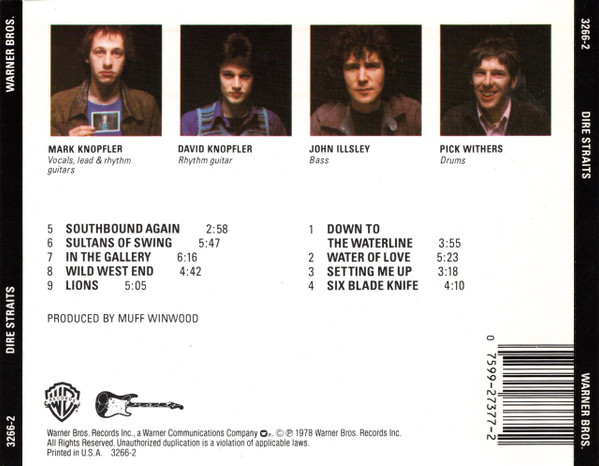 Dire Straits - Dire Straits (CD, Album, RE, All)