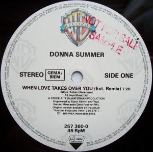 Donna Summer - When Love Takes Over You (12