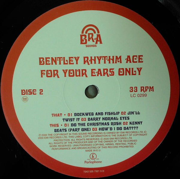 Bentley Rhythm Ace - For Your Ears Only (2xLP, Album)