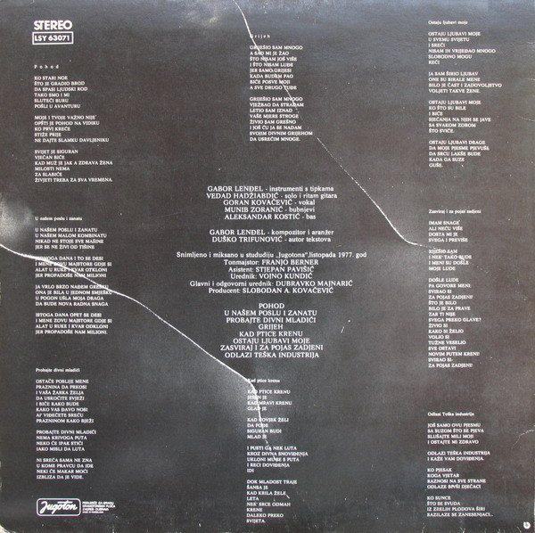 Teška Industrija - Zasviraj I Za Pojas Zadjeni (LP, Album)
