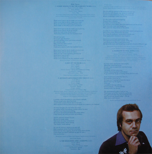 Elton John - Blue Moves (2xLP, Album)