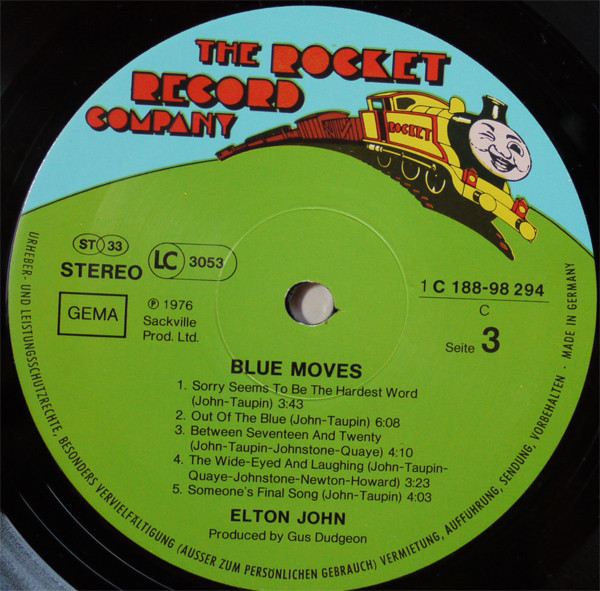 Elton John - Blue Moves (2xLP, Album)