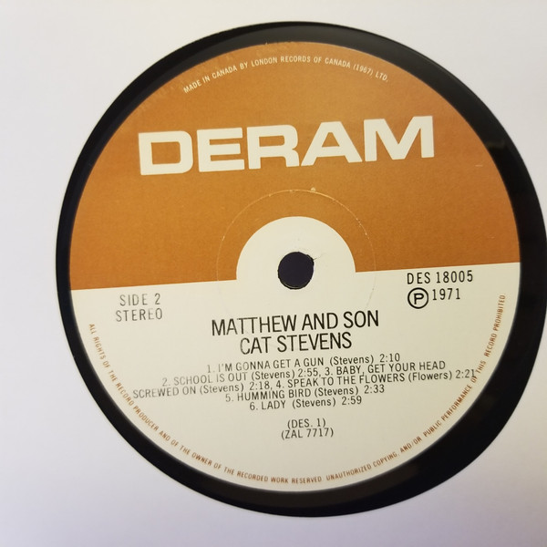 Cat Stevens - Matthew & Son (2xLP, Album)