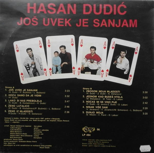 Hasan Dudić - Još Uvek Je Sanjam (LP, Album, Promo)