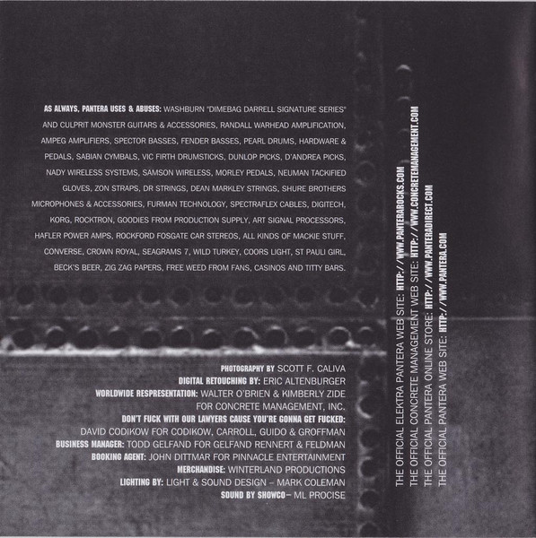 Pantera - Reinventing The Steel (CD, Album, Enh)