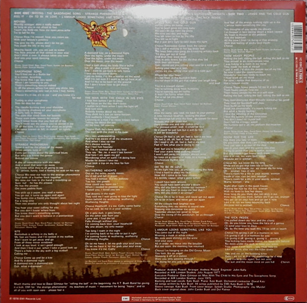 Kate Bush - The Kick Inside (LP, Album, RE)