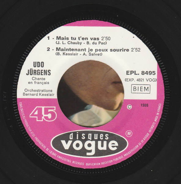 Udo Jürgens - Chante En Français Dans Ma Vie (7