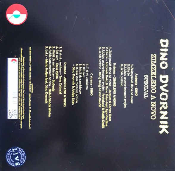 Dino Dvornik - Specijal  - Zimzeleno A Novo  (2xLP, Comp)
