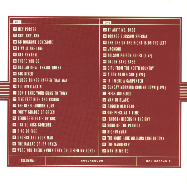 Johnny Cash - Man In Black (The Very Best Of Johnny Cash) (2xCD, Comp)