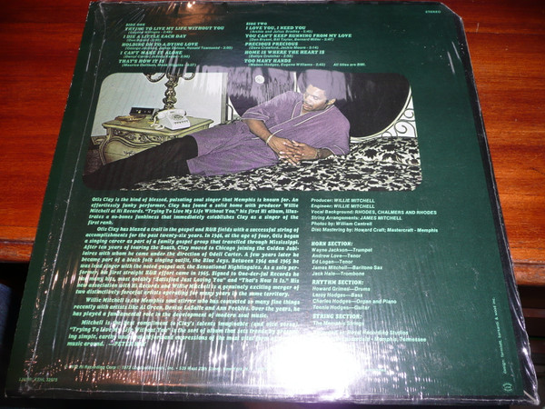 Otis Clay - Trying To Live My Life Without You (LP, Album)