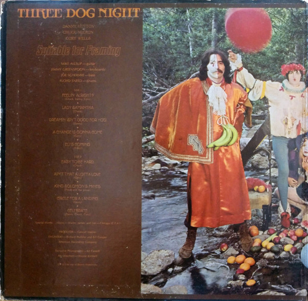 Three Dog Night - Suitable For Framing (LP, Album, Gat)
