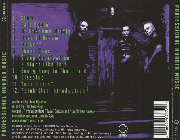Professional Murder Music - Professional Murder Music (CD, Album)