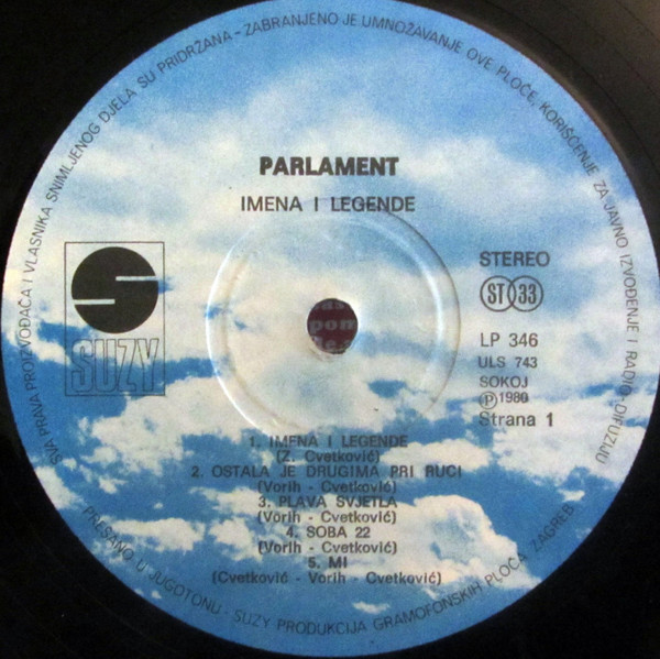Parlament (2) - Imena I Legende (LP, Album)