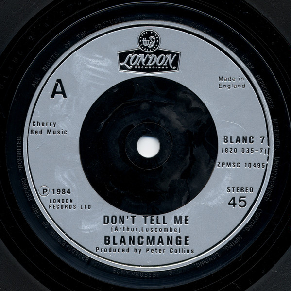 Blancmange - Don't Tell Me (7