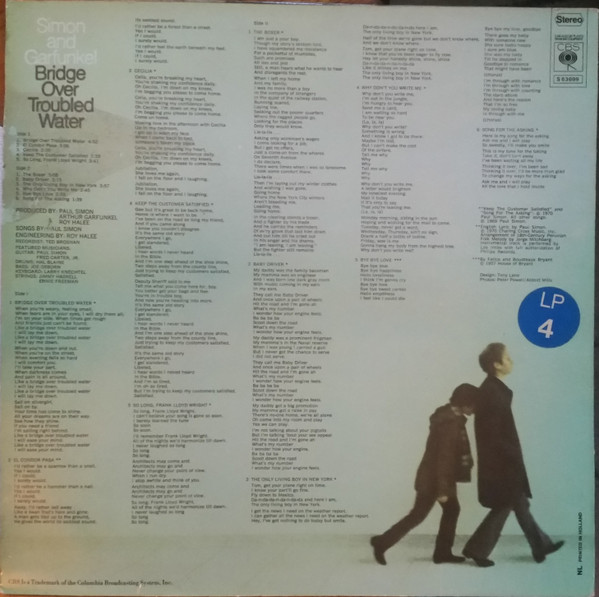 Simon And Garfunkel* - Bridge Over Troubled Water (LP, Album)