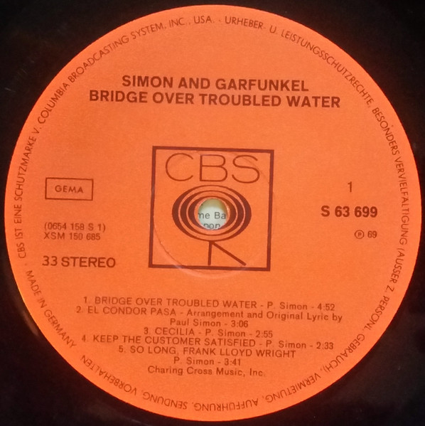 Simon And Garfunkel* - Bridge Over Troubled Water (LP, Album)