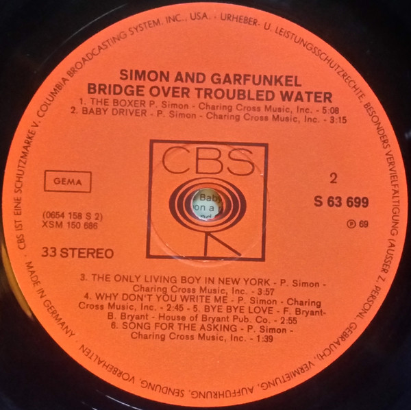 Simon And Garfunkel* - Bridge Over Troubled Water (LP, Album)