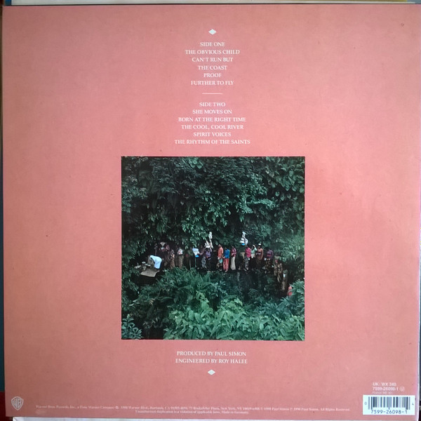 Paul Simon - The Rhythm Of The Saints (LP, Album)