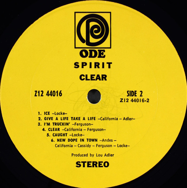 Spirit (8) - Clear (LP, Album, Pit)