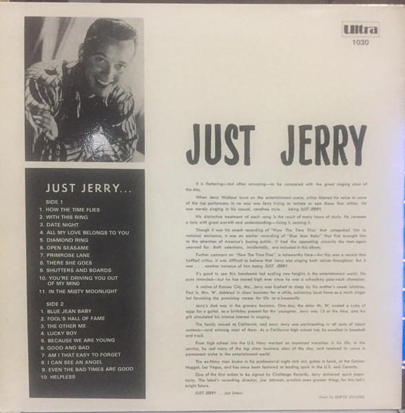 Jerry Wallace - Just Jerry (LP, Comp)