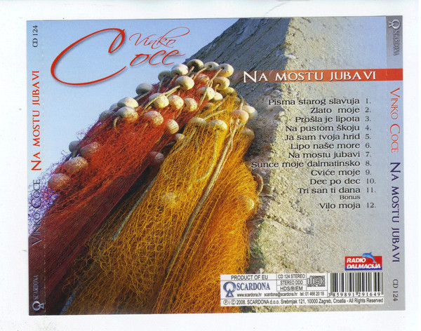 Vinko Coce - Na Mostu Jubavi (CD, Album)