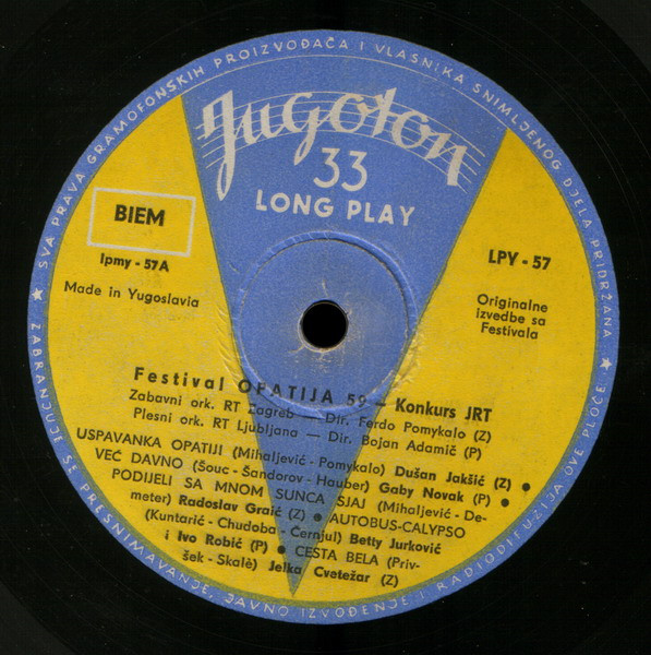 Various - Opatija 59 (I. Ploča) (10