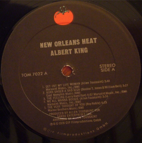 Albert King - New Orleans Heat (LP, Album)