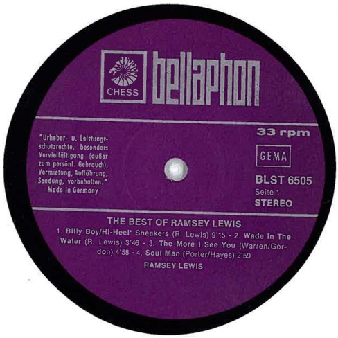 Ramsey Lewis - The Best Of Ramsey Lewis (2xLP, Comp)