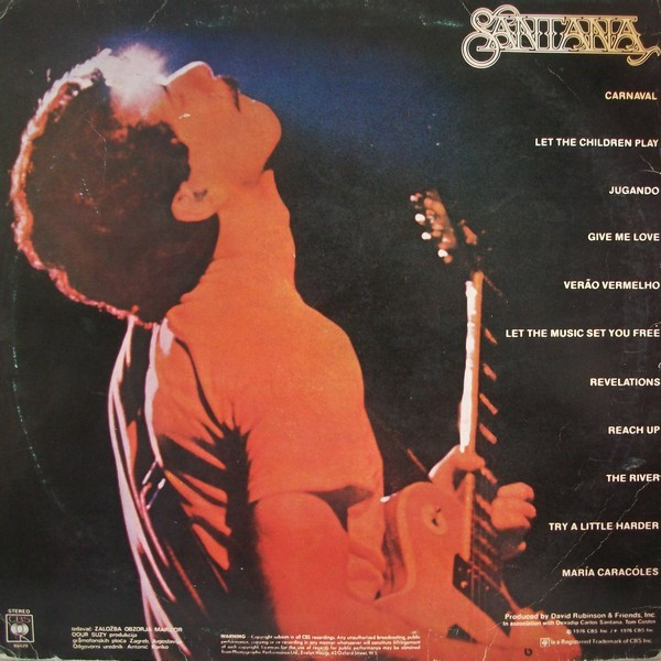 Santana - Festival (LP, Album)