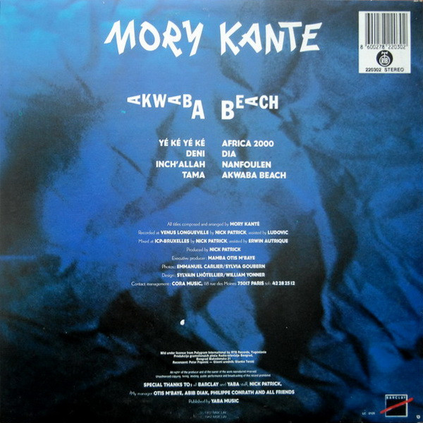 Mory Kante* - Akwaba Beach (LP, Album)