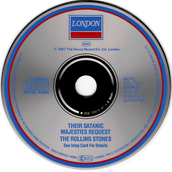 The Rolling Stones - Their Satanic Majesties Request (CD, Album, RE)