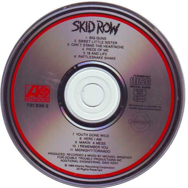 Skid Row - Skid Row (CD, Album)