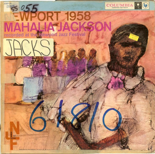 Mahalia Jackson - Newport 1958 (LP, Album, Mono, Promo)